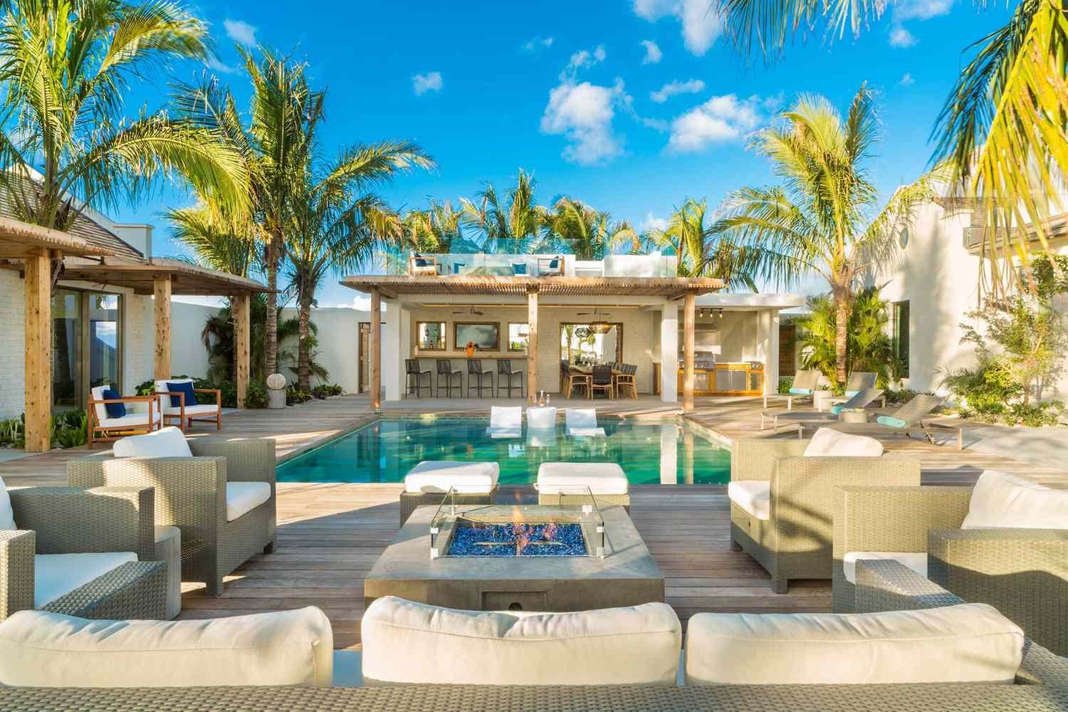 Private villa pool terrace
